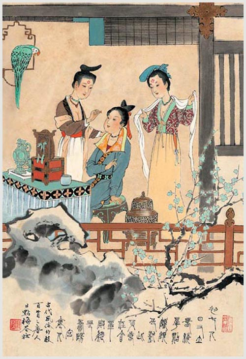 四、唐　饰梅花妆.jpg