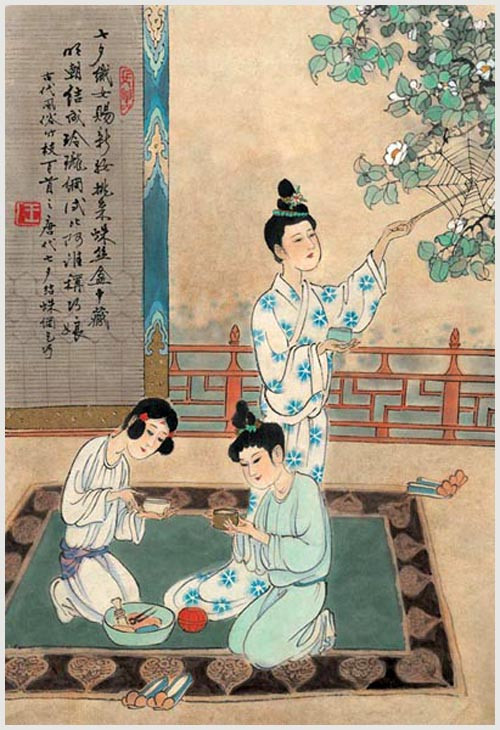 三十六、唐　蛛丝乞巧.jpg