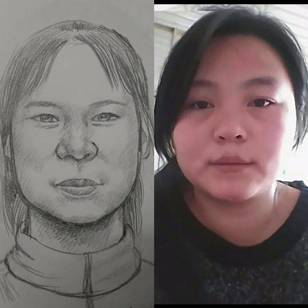 林宇辉根据王明清提供的信息绘制的模拟画像。.jpg
